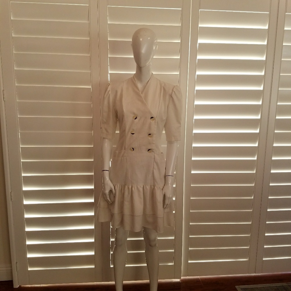 Cute off white dress